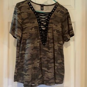 Cute camo top